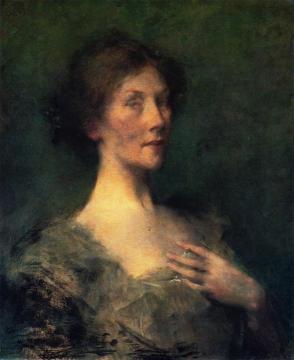Portrait of a Lady Artwork by Thomas Wilmer Dewing