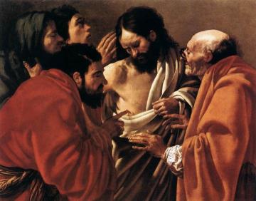 The Incredulity of Saint Thomas Artwork by Hendrick Terbrugghen
