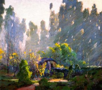 Hazy Morning, Pasadena Artwork by Jean Mannheim