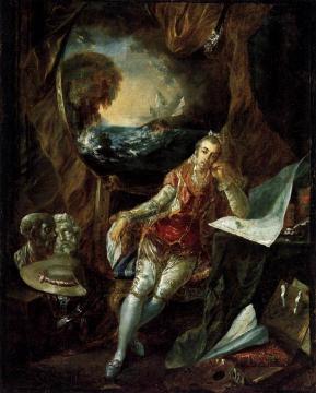 Self-portrait In The Studio Artwork by Luis Paret y Alcazar