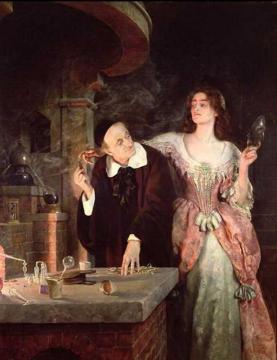 The Laboratory Artwork by John Maler Collier