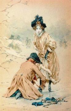 Binding skates Artwork by Frederik Henrdik Kaemmerer