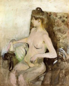 Seated Nude Artwork by Edouard Vuillard