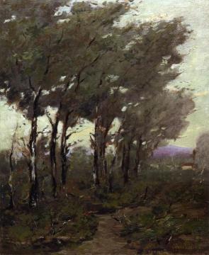 Birches Artwork by Jonas Lie