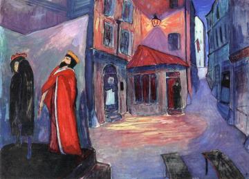 In die Nacht hinein Artwork by Marianne von Werefkin