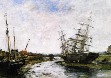 The Toques, Low Tide Artwork by Eugène-Louis Boudin