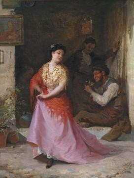 A Dance Artwork by Eugen Von Blaas