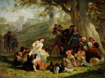 Hunt the Slipper Artwork by Frederick Goodall