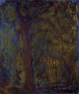 Weeping Willow Artwork by Claude Oscar Monet