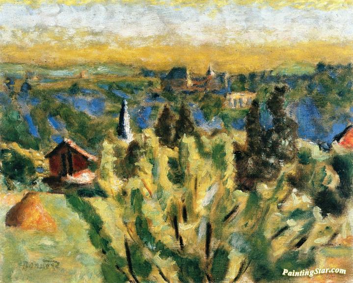 Church in the Valley Artwork by Pierre Bonnard