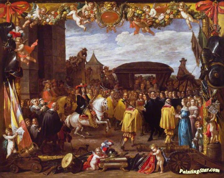 The Entry Of Don Juan Of Austria Into Brussels Artwork by David Teniers II