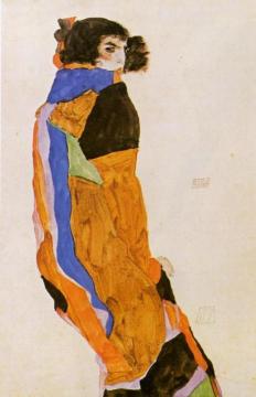 The Dancer Moa Artwork by Egon Schiele