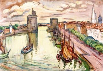 The Port of La Rochelle Artwork by Emile-othon Friesz