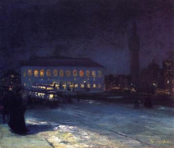 Copley Square Artwork by George Benjamin Luks