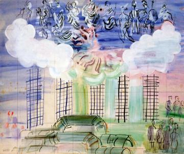 Study For La Fée Électricité Artwork by Raoul Dufy