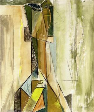 Abstract Head Artwork by Alfred Henry Maurer