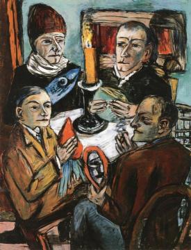 Artists With Vegetables Artwork by Max Beckmann