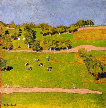 Landscape at Romanel Artwork by Edouard Vuillard