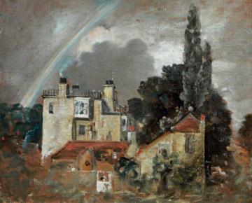 The Grove, or the Admiral's House, Hampstead Artwork by John Constable
