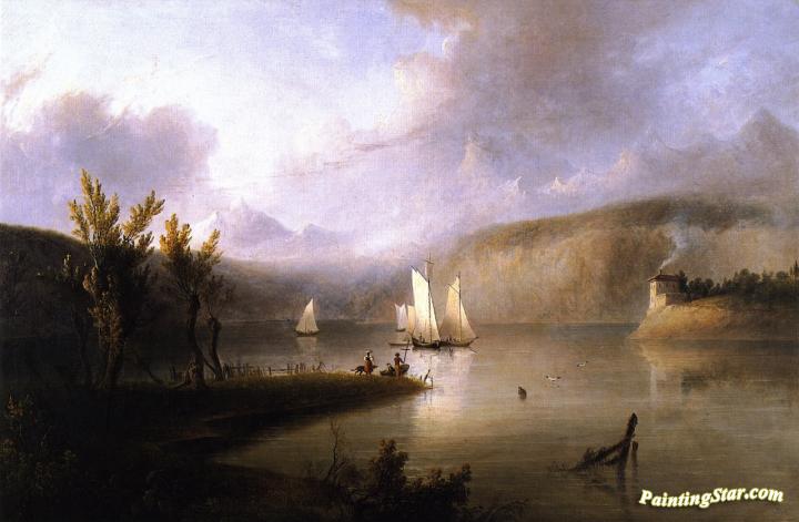 Lake Scene Artwork by Thomas Doughty