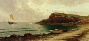 Seascape with Dories and Sailboats Artwork by Alfred Thompson Bricher