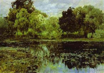 Overgrown Pond. Study Artwork by Isaac Ilich Levitan