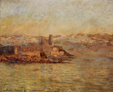 Antibes and the Maritime Alps Artwork by Claude Oscar Monet