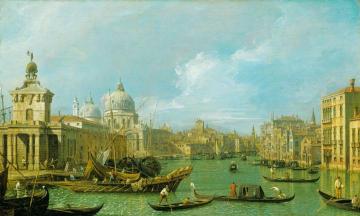 The Grand Canal From The Salute Towards The Carita Artwork by Giovanni Antonio Canal