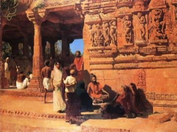 The Buddhist Temple Artwork by Edwin Lord Weeks