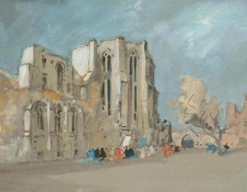 Santo Dominigo, Pontevedra, Spain Artwork by Hercules Brabazon Brabazon