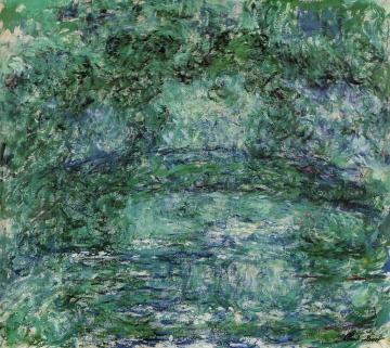 The Japanese Bridge Artwork by Claude Oscar Monet