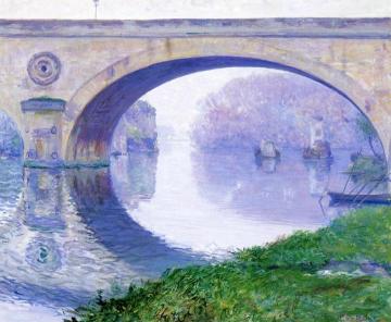 The Bridge at Vernon Artwork by Guy Orlando Rose