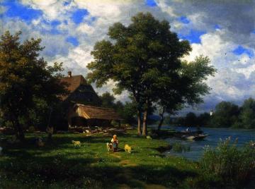 The Mill of Rathausen Artwork by Robert Zund