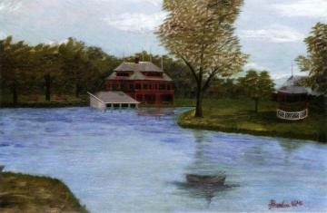 The Lake in Summer Artwork by Camille Bombois