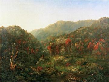 Landscape with Two Indians Artwork by William Mason Brown