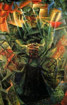 Materia Artwork by Umberto Boccioni