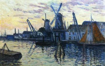 Mills in Holland Artwork by Maximilien Luce