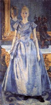 Portrait of Alice Sethe Artwork by Theo van Rysselberghe