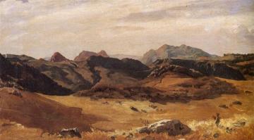 A Mountainous Landscape, Spain Artwork by Sir Frederick Lord Leighton