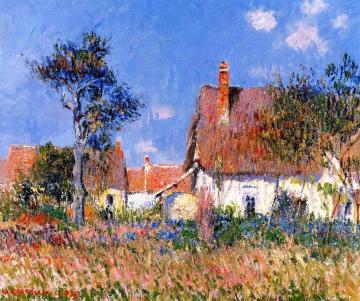 Cottages in Normandy Artwork by Gustave Loiseau