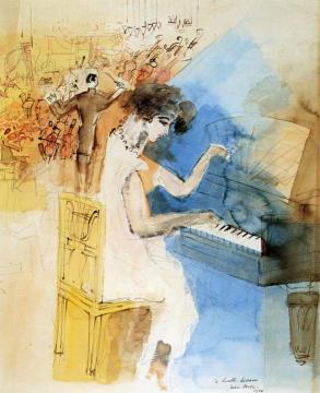 Lucette Descaves Artwork by Jean Dufy