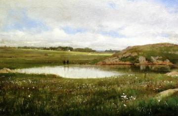 Freshwater Pond in Summer - Rhode Island Artwork by Thomas Worthington Whittredge