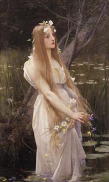 Ophelia Artwork by Jules Joseph Lefebvre