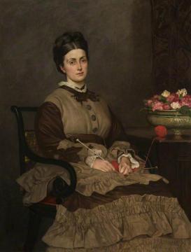 Mrs Oliver Ormerod Walker, née Jane Harrison Artwork by Valentine Cameron Prinsep
