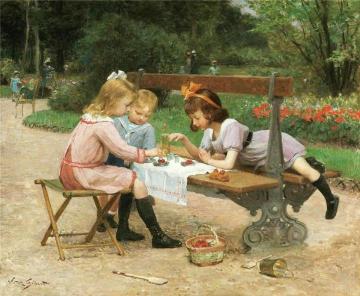 A Tasty Snack Artwork by Victor Gabriel Gilbert