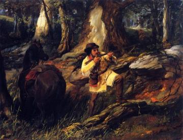 Trapper At Bay Artwork by Arthur Fitzwilliam Tait