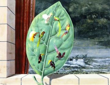 Le Rendez-vous Artwork by Rene Magritte