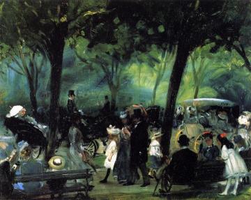 The Drive - Central Park Artwork by William James Glackens