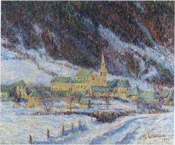 View at Bourg Artwork by Gustave Loiseau