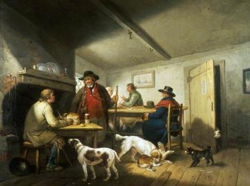 Interior Of A Country Inn Artwork by George Morland